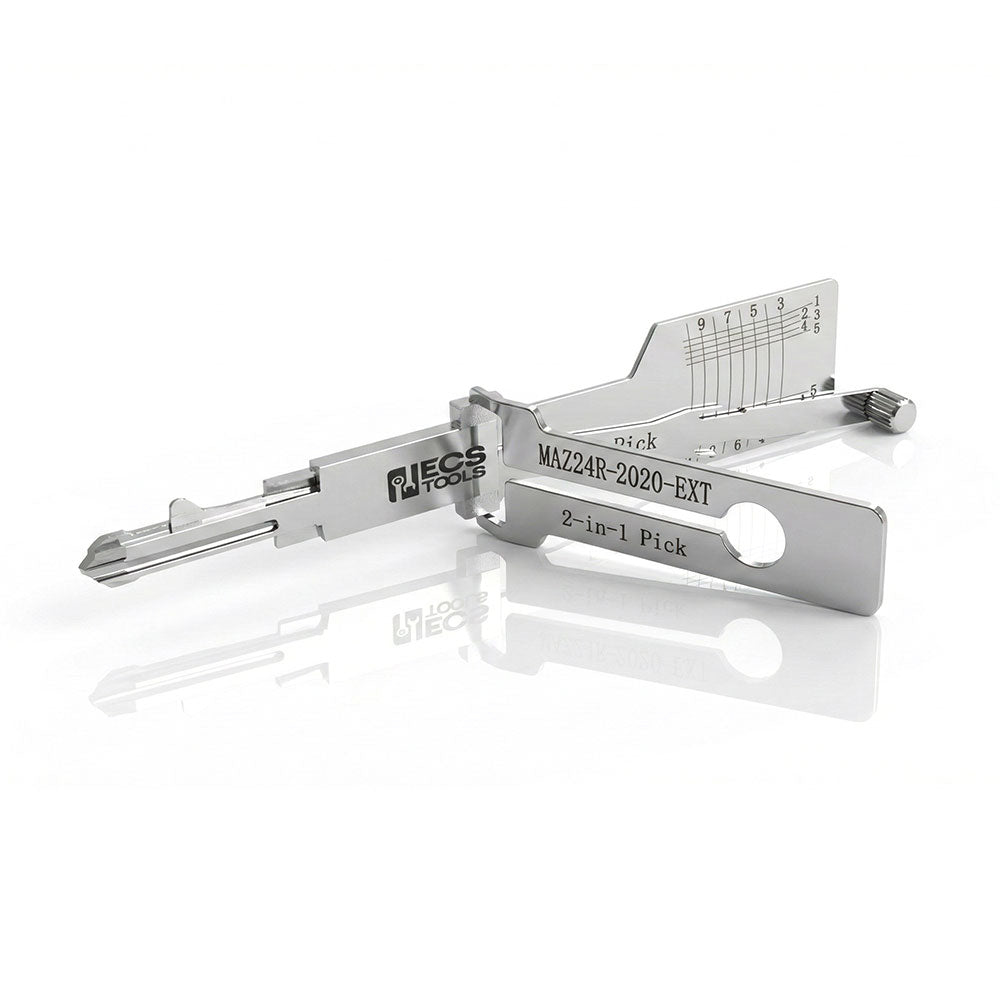 ECS TOOLS Lishi Mazda MAZ24 2-in-1 Decoder and Pick