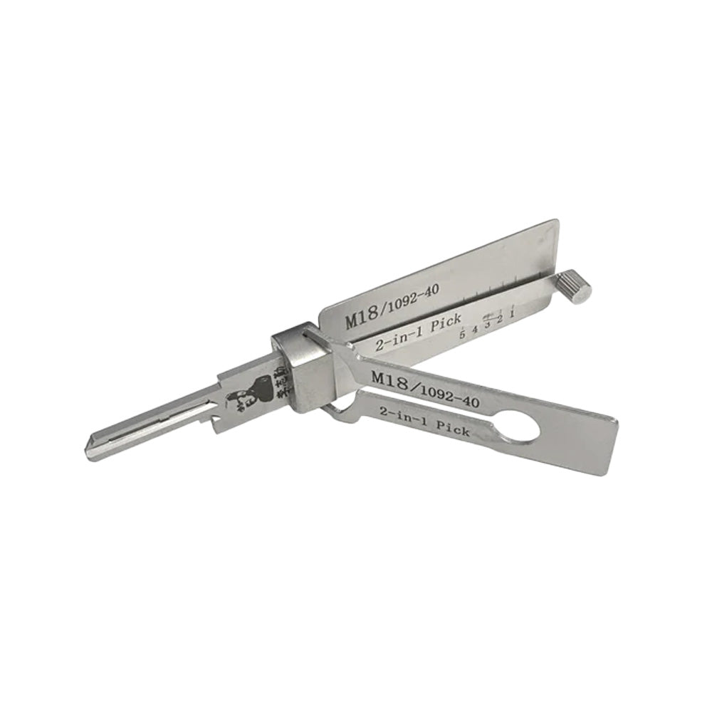 d*7様 MR ILOC Original Lishi M18 1092-40 2-in-1 Pick and Decoder for Master Lock