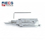 ECS TOOLS Lishi 2-in-1 Pick & Decoder Master Padlocks M1 / MS2