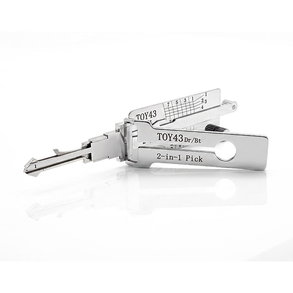 ECS TOOLS Lishi TOY43 2-in-1 Pick and Decoder for TOYOTA