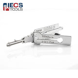 ECS TOOLS Lishi TOY43 2-in-1 Pick and Decoder for TOYOTA