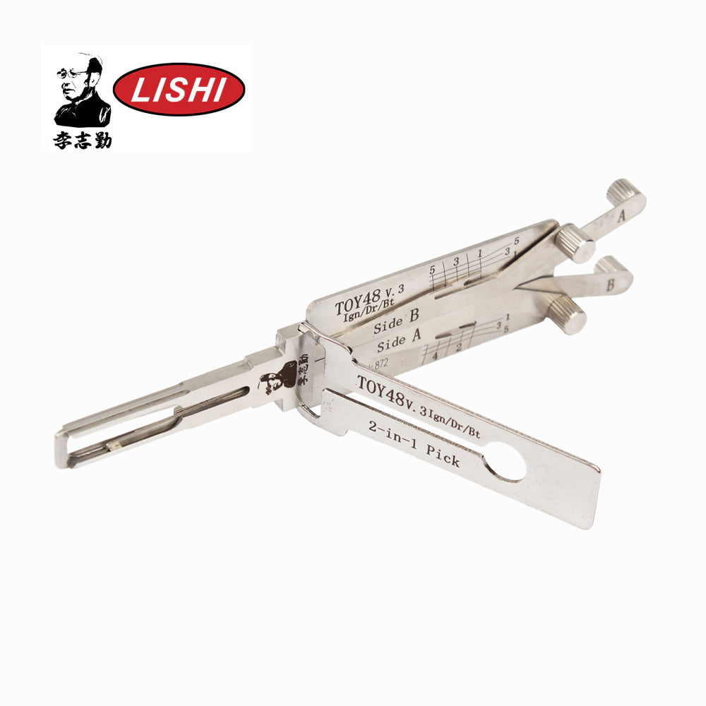 toshi 388  Original Lishi TOY48 2in1 Decoder and Pick for Toyota – Locksmith