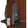 Lockly - PGD628 - Secure PLUS Latch Biometric Electronic Lever Set with Bluetooth Smart Lock - Venetian Bronze