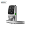 Lockly - PGD628F - Peek-Proof Lockly Secure PLUS Smart Lock Electronic Lever Set Latch with Fingerprint Reader and Bluetooth
