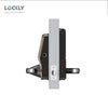 Lockly - PGD628F - Peek-Proof Lockly Secure PLUS Smart Lock Electronic Lever Set Latch with Fingerprint Reader and Bluetooth