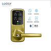 Lockly - PGD628W - Wi-Fi Enabled Lockly Secure PRO Smart Lock Electronic Lever Set Latch with Fingerprint Reader and Bluetooth