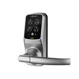 Lockly - PGD6S - Model 6S Hack-Proof Keypad Smart Lock - Satin Nickel