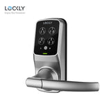 Lockly - PGD6S - Model 6S Hack-Proof Keypad Smart Lock - Satin Nickel
