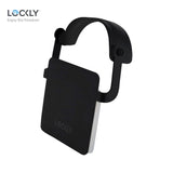 Lockly Vision Video Smart Lock (Brushed Gold) with Access Touch Pro Fingerprint Deadbolt and Touchscreen Cover (Matte Black)