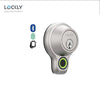 Lockly - PGD7A - Access Touch 3D Fingerprint Reader for Deadbolts - Satin Nickel