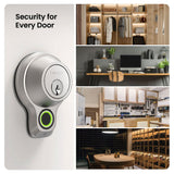 Lockly - PGD7YW - Access Touch Pro Fingerprint Deadbolt - Satin Nickel