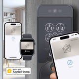 Lockly - PGK728WRHK - Visage Zeno Series Smart Lock Deadbolt with Facial Recognition