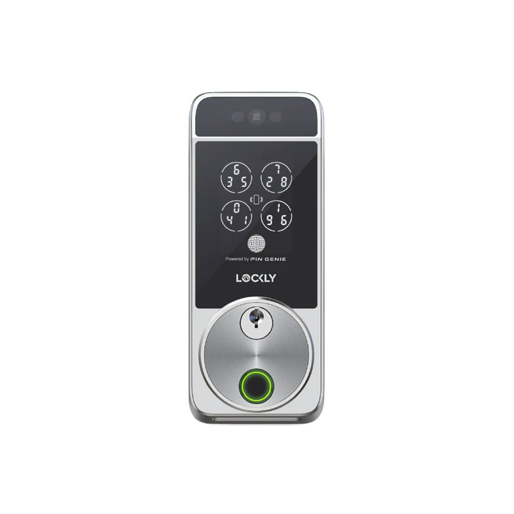 Lockly - PGK728WRHK - Visage Zeno Series Smart Lock Deadbolt with Facial Recognition