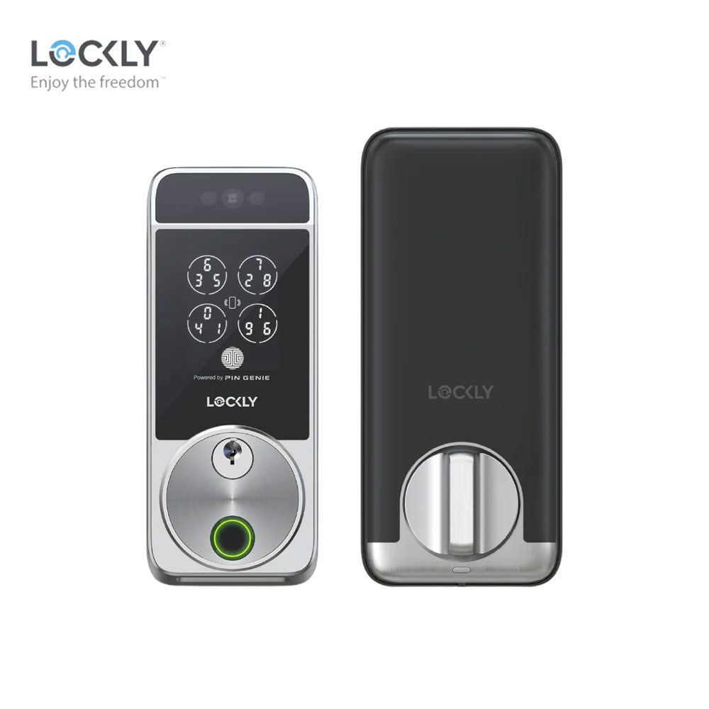 Lockly - PGK728WRHK - Visage Zeno Series Smart Lock Deadbolt with Facial Recognition