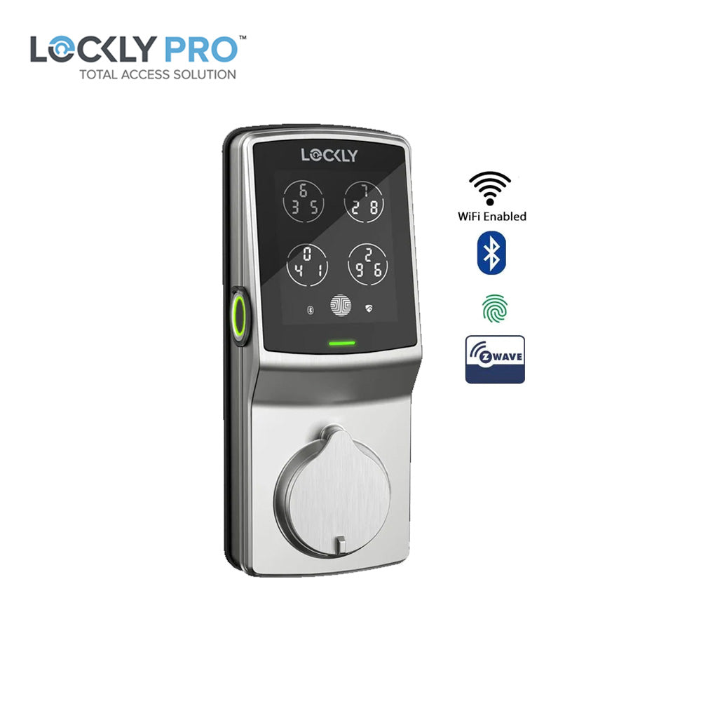 Lockly Guard - PGD728FZU - Fingerprint Z-Wave Smart Lock - Keypad - Bi