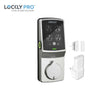 Lockly Pro - PGD728WP - Secure PRO Biometric Electronic Deadbolt with Fingerprint Reader and Bluetooth Smart Lock - Wi-Fi Hub - Fire Rated - Satin Nickel