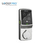 Lockly Pro - PGD728ZP - Secure PRO Biometric Electronic Deadbolt with Bluetooth Smart Lock and Z-Wave Edition - Satin Nickel