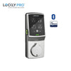 Lockly Pro - PGD728ZP - Secure PRO Biometric Electronic Deadbolt with Bluetooth Smart Lock and Z-Wave Edition - Satin Nickel