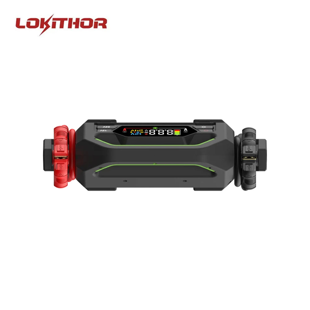 LOKITHOR J10000HD 5000A 24V Heavy Duty Jump Starter with 8S LiFePO4 256Wh Battery