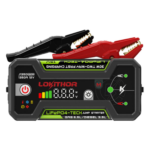 LOKITHOR J1350 PRO LifePO4 Type Pure Booster Jump Starter 1350A