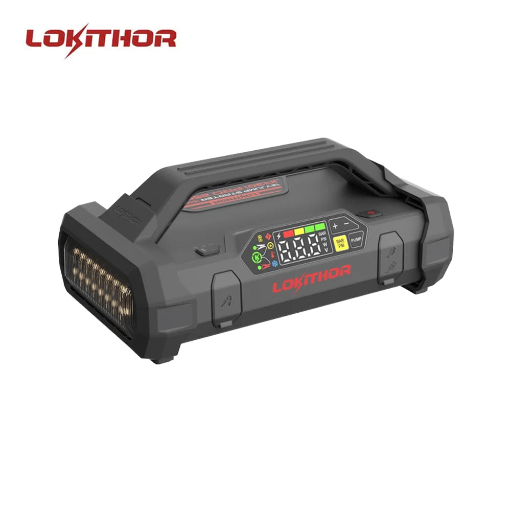 LOKITHOR JA301 PRO 2500A Jump Starter with Air Compressor