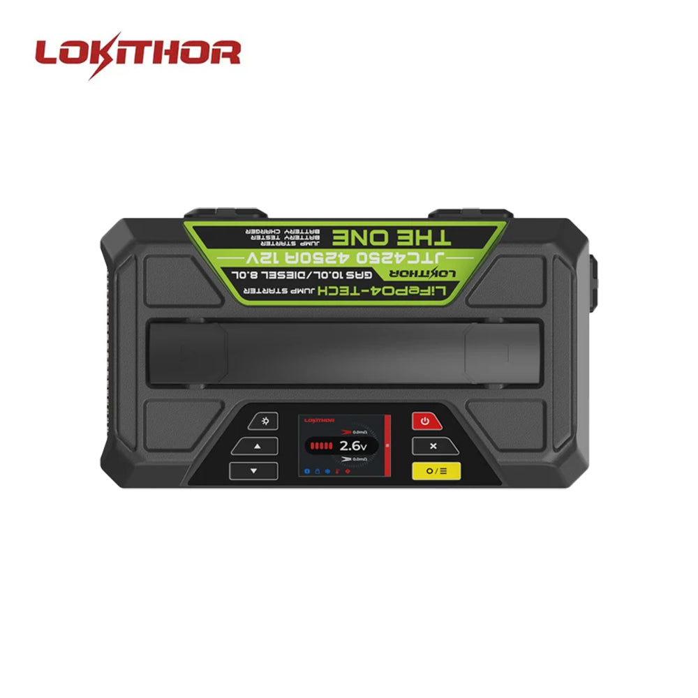LOKITHOR JTC4250 4250A LiFePO4 Jump Starter with Battery Charger and Tester