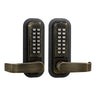 Lockey - 2835 - Mechanical Keyless Lever Lock with Passage Function