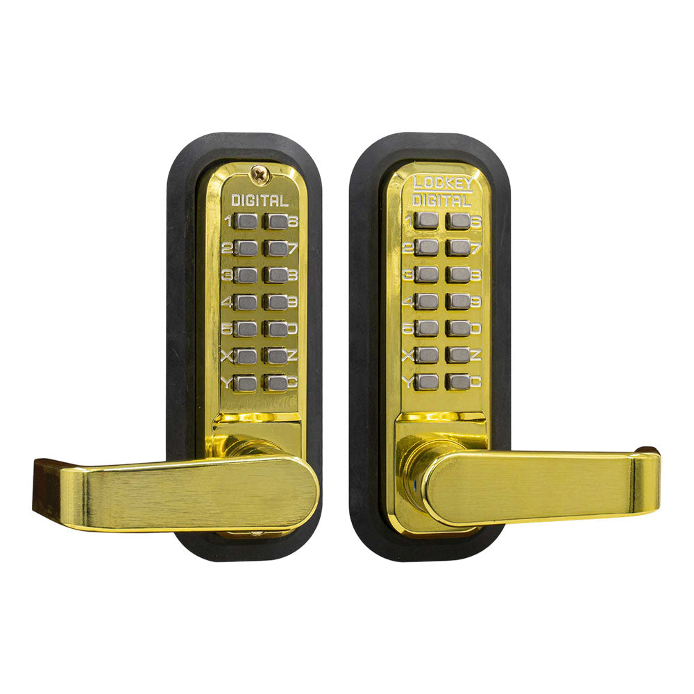 Lockey - 2835 - Mechanical Keyless Lever Lock with Passage Function