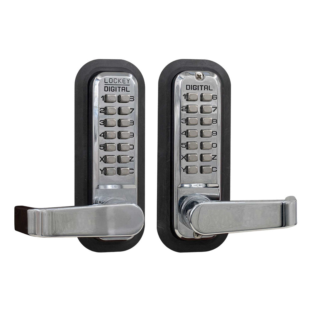 Lockey - 2835 - Mechanical Keyless Lever Lock with Passage Function