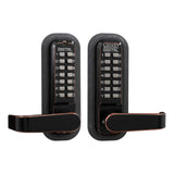 Lockey - 2835 - Mechanical Keyless Lever Lock with Passage Function