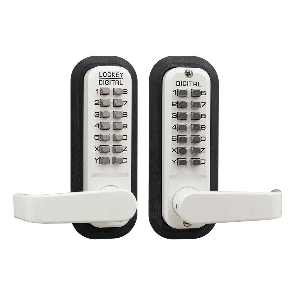 Lockey - 2835 - Mechanical Keyless Lever Lock with Passage Function