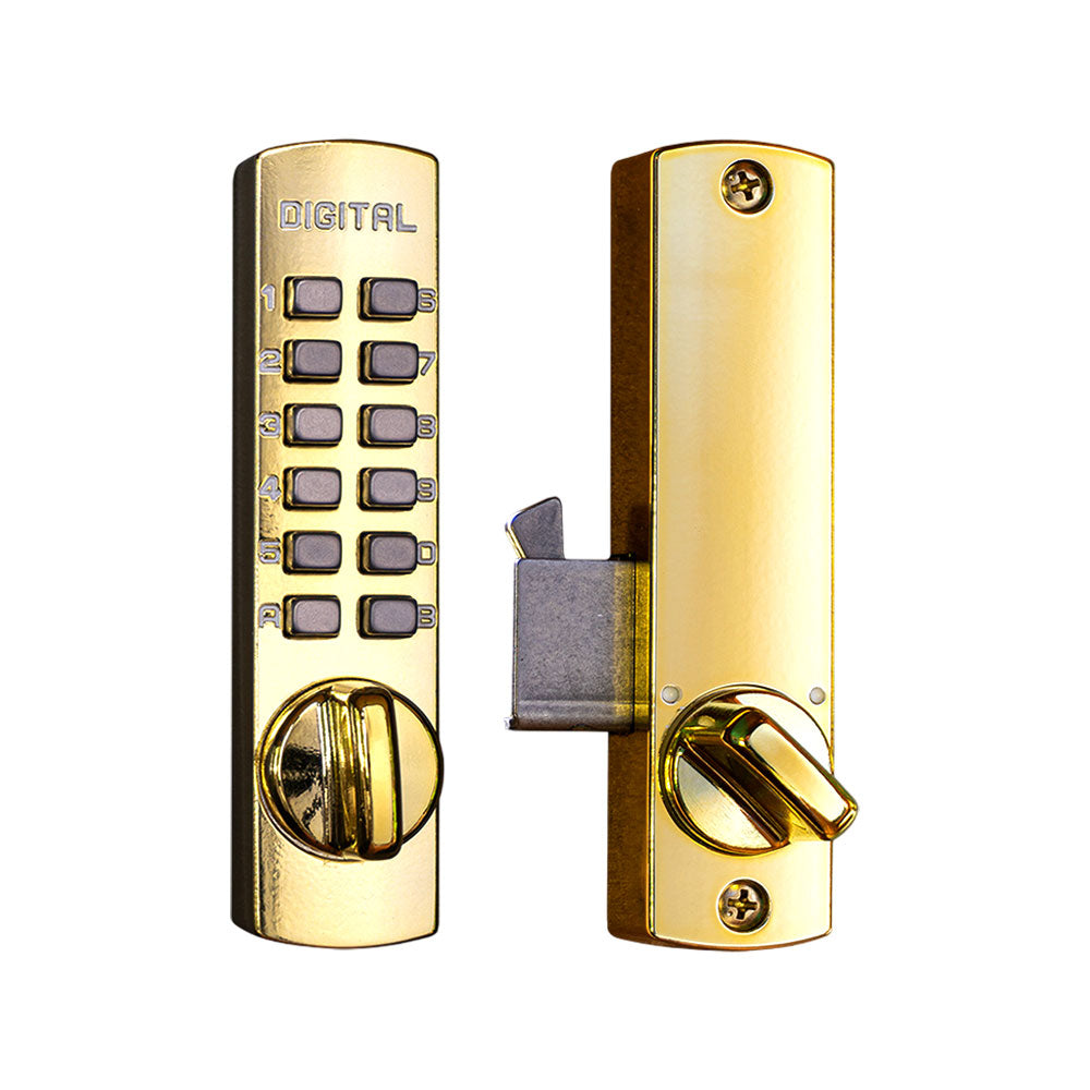 Lockey - C150 - Mechanical Keyless Hook Bolt Door Lock - Digital Combination - No Batteries Required
