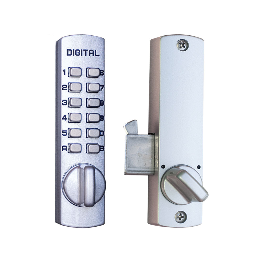 Lockey - C150 - Mechanical Keyless Hook Bolt Door Lock - Digital Combination - No Batteries Required
