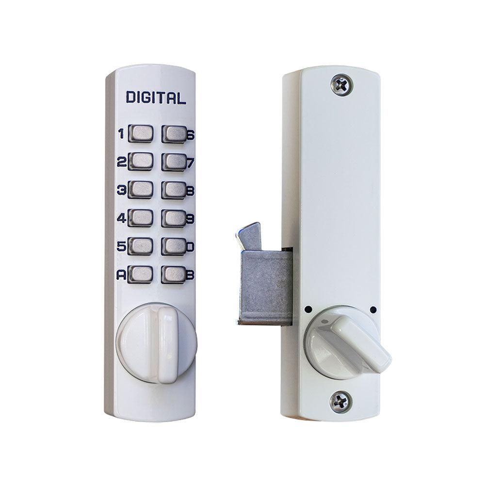 Lockey - C150 - Mechanical Keyless Hook Bolt Door Lock - Digital Combination - No Batteries Required