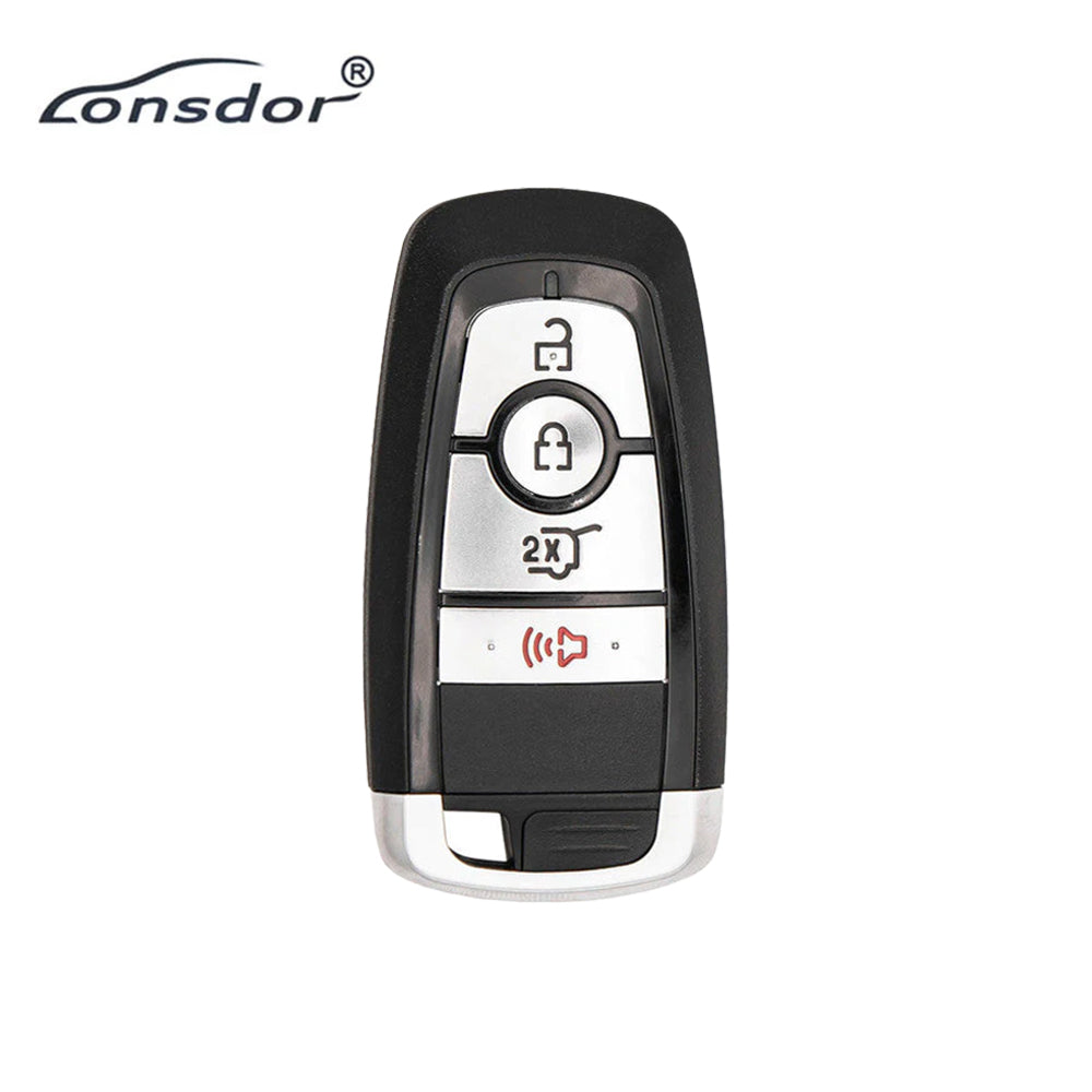 Lonsdor - FO30-06 - Smart Key Ford Style 4 Buttons - 315/433MHZ Supports ID46 ID49
