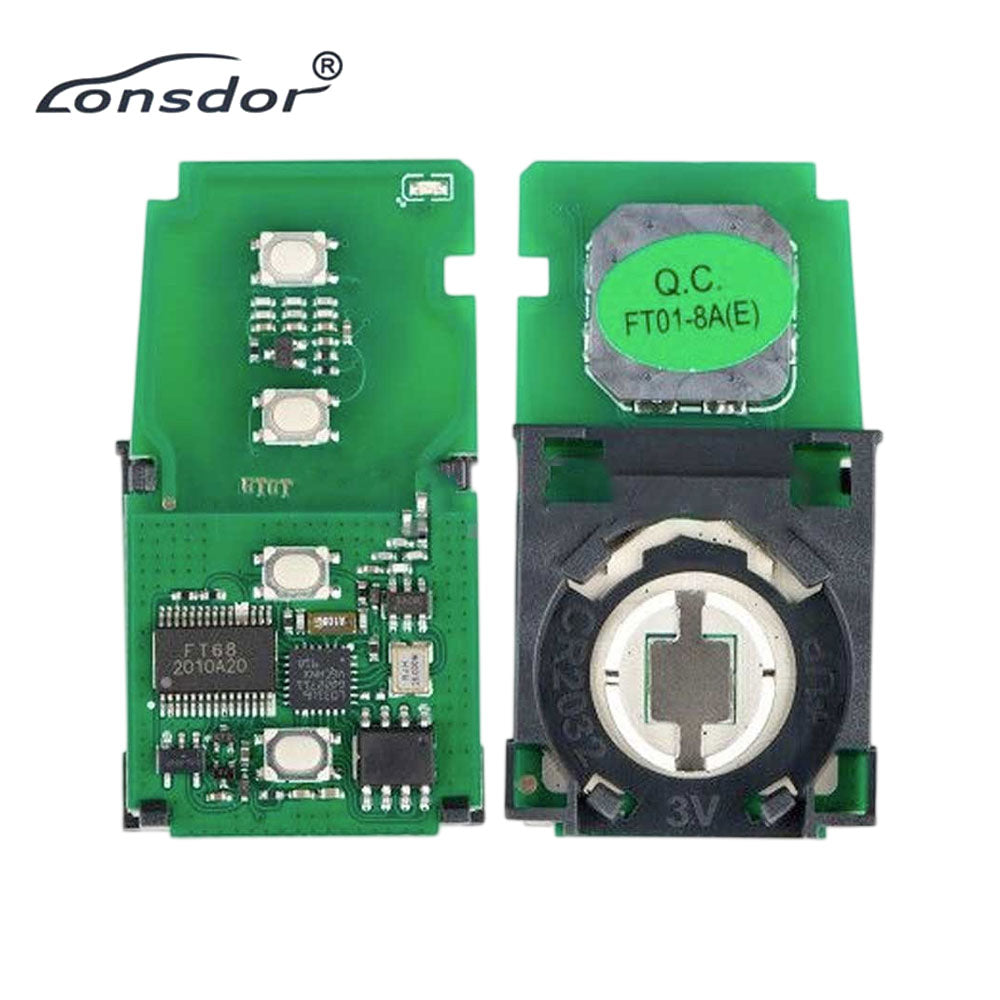 Lonsdor FT01-P0020B 2014-2021 Toyota RAV4/ Highlander - 3 Buttons Smart Key 8A Universal PCB Board for K518 KH100+