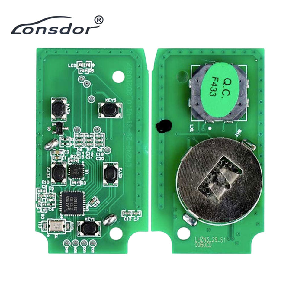 Lonsdor JLR Jaguar Land Rover 2018-2021 Smart Key Modified RKE and PKE Functions 433MHz