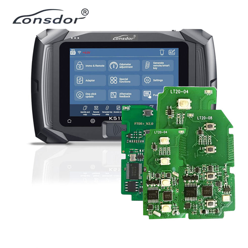 Lonsdor K518 PRO FCV Key Programmer with 3 Smart Key PCB and