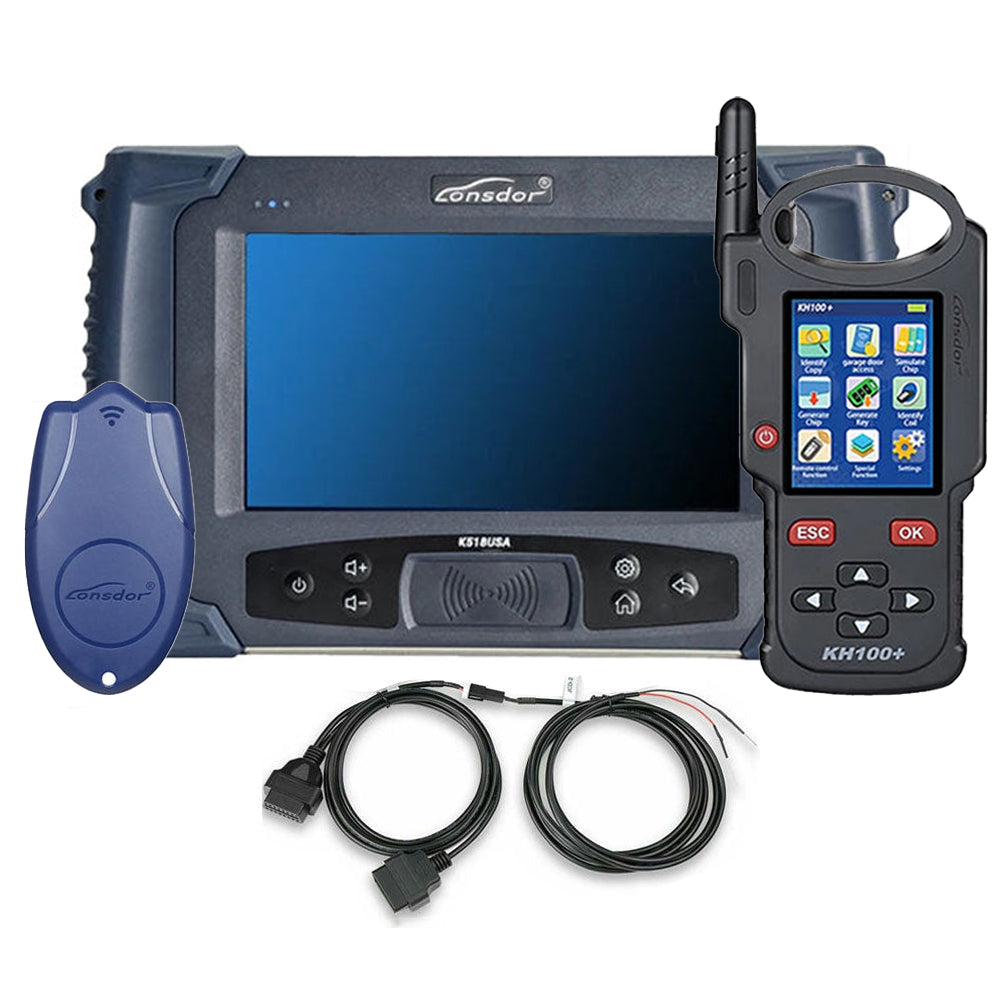 Lonsdor K518USA Key Programmer - KH100+ Handheld Key Programmer - LKE ...