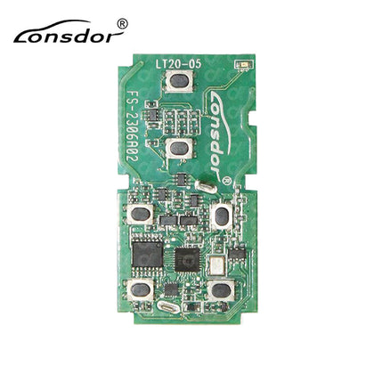 Lonsdor LT20-05 Universal Smart Key Remote Board - 4 Buttons - 314.35MHz - 4D Chip for Toyota Sienna