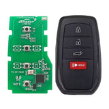 Lonsdor - LT30-02 - Universal Smart Key PCB Board and Shell for Toyota/Lexus 4A-BA - 4 Buttons