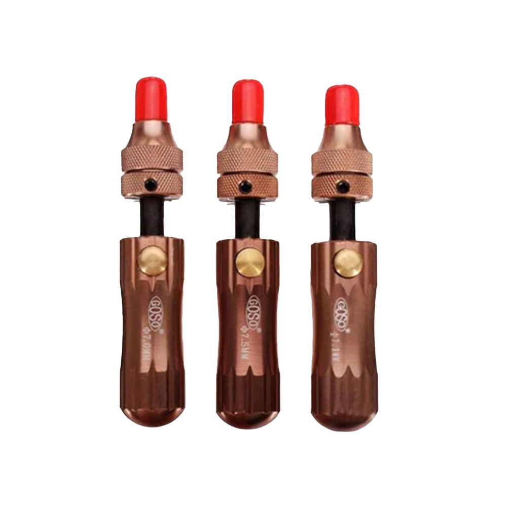 GOSO 3Pcs 7 Pin Tubular Lock Pick Set (7mm, 7.5mm, 7.8mm)