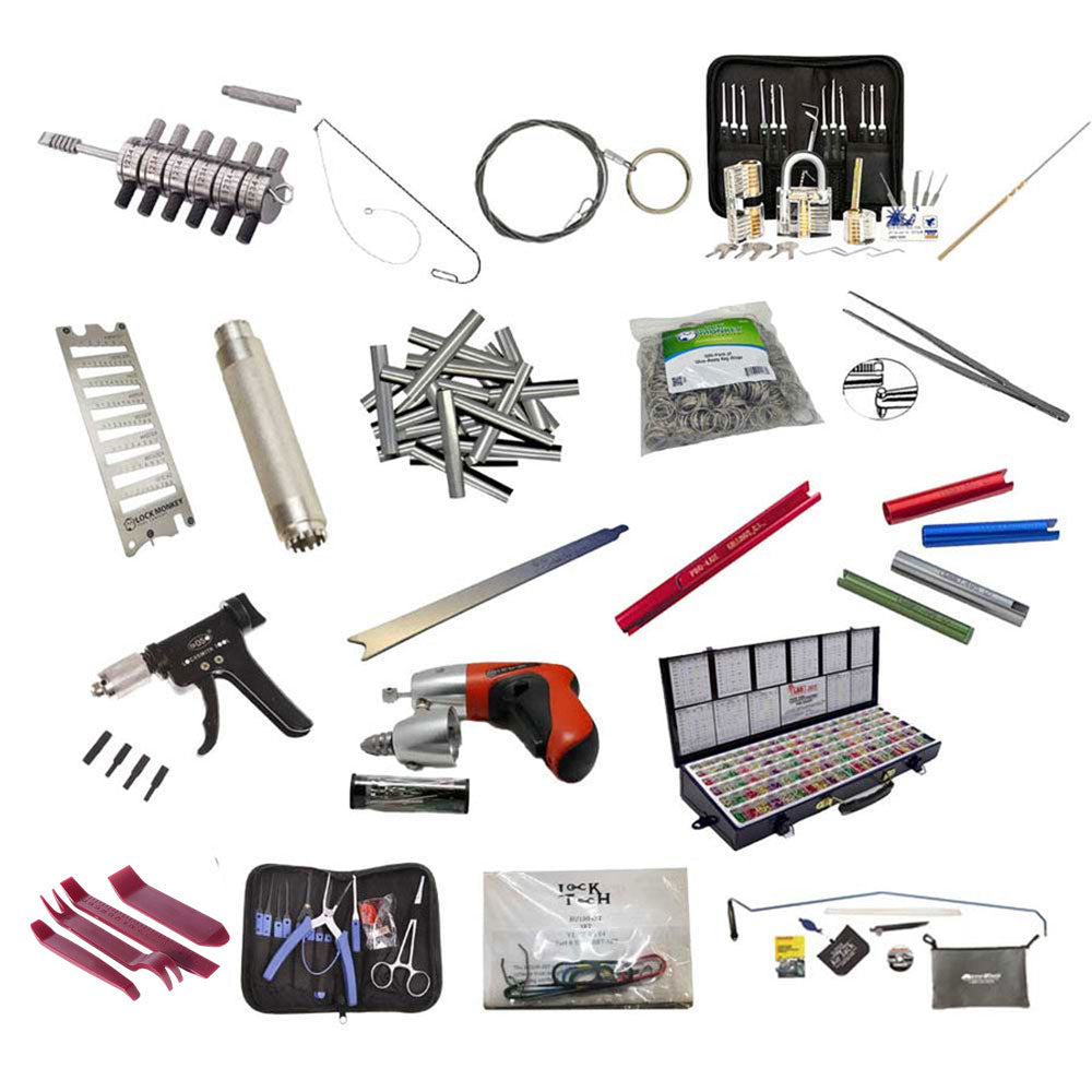 Car Opener and Extractor Tools - Complete Specialty Tools Bundle