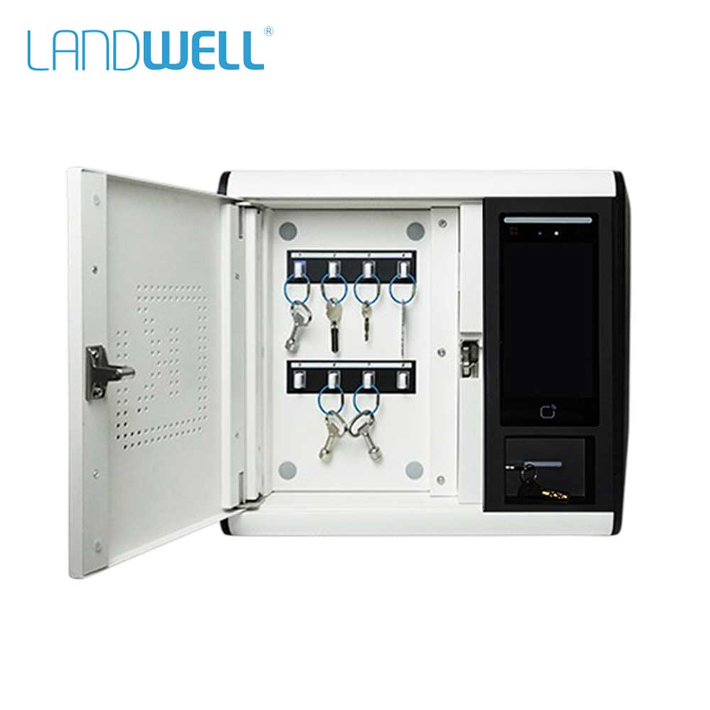 Landwell - K8 - Electronic Key Management Cabinet with Smart Key System - RFID - Android OS - 8 Key Slots