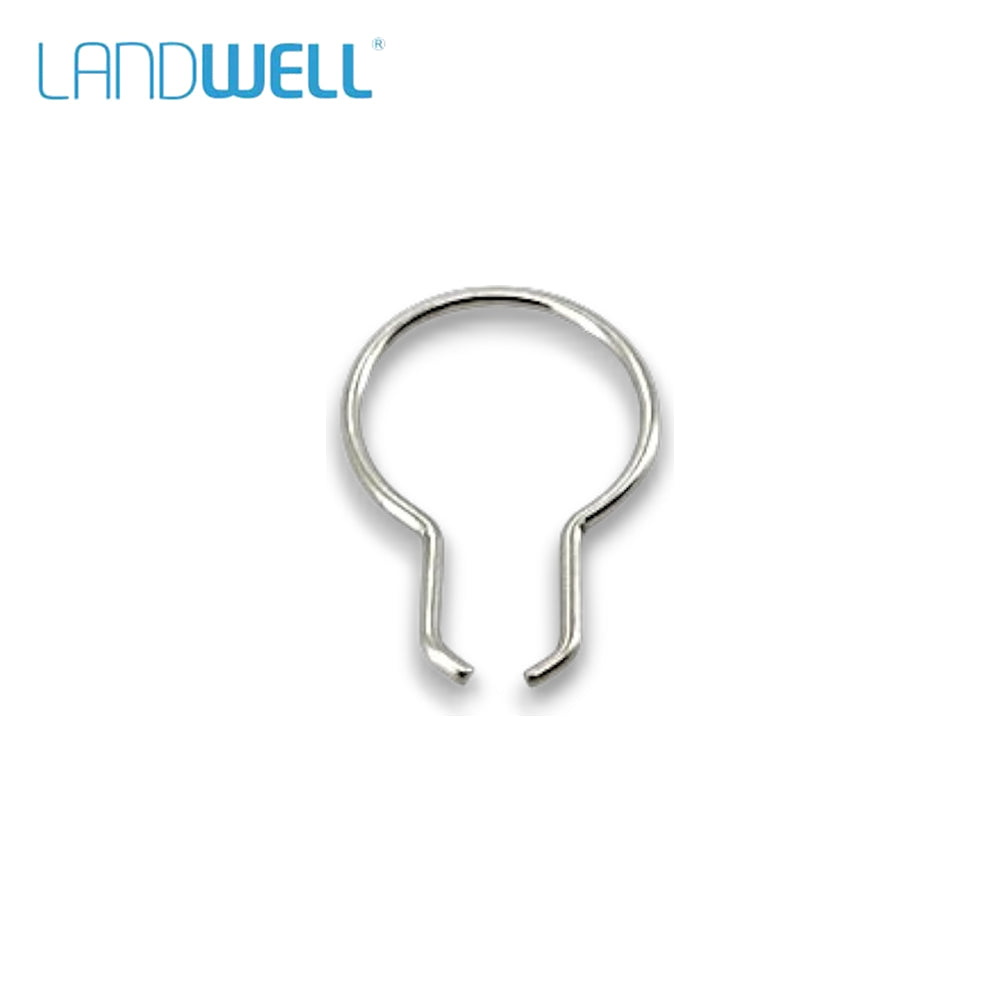 Landwell - STEEL-RINGS - Durable Stainless Steel Wire Rings for Key attachment