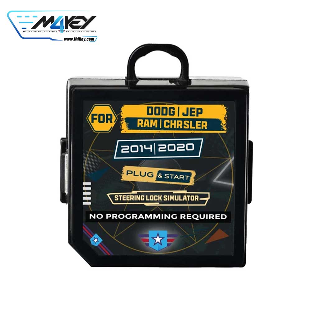 M4KEY M4-1307 - ESL / ELV Steering Lock Emulator for Dodge Jeep Ram Chrysler 2014 2020