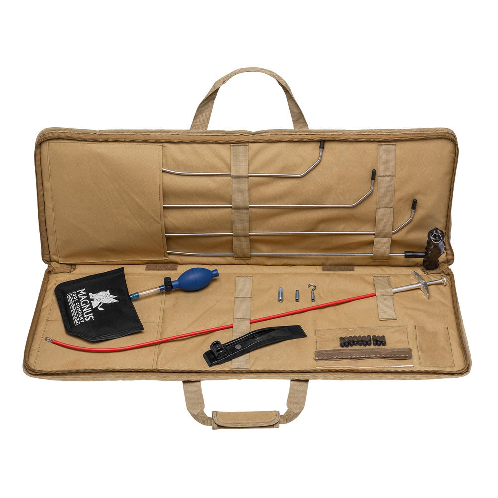 Magnus First Responder Tactical Automotive Emergency Car Unlock Kit - Tan Stainless Steel