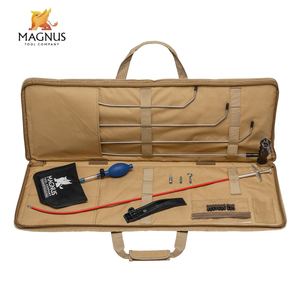 Magnus First Responder Tactical Automotive Emergency Car Unlock Kit - Tan Stainless Steel