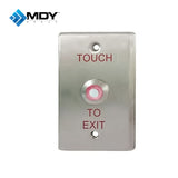 MDY - AC76200 - Exit Touch Switch Button - Bicolor with Red Illuminator - Wide Face Plate