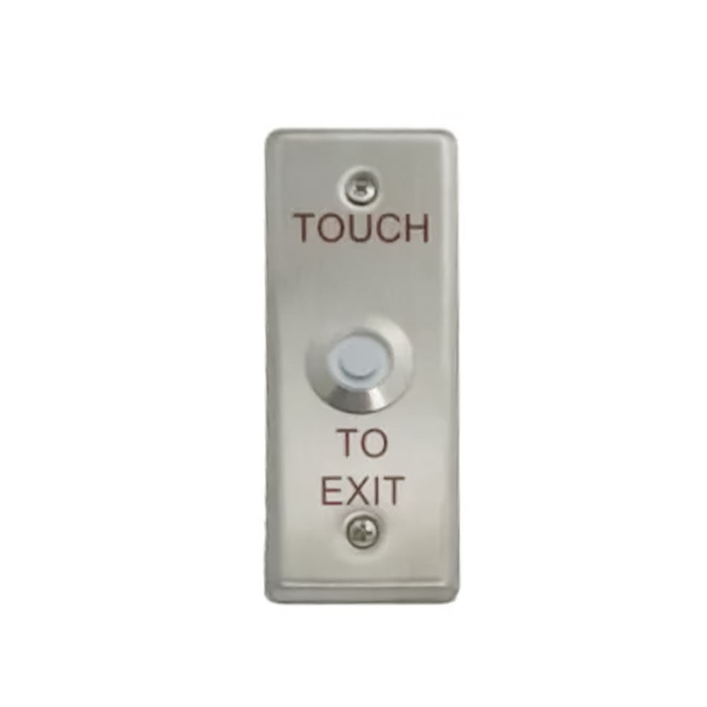 MDY - ACB42200 - Exit Touch Switch Button - Bicolor with Red Illuminator - Narrow Face Plate